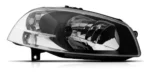 Farol Fiat Palio / Strada 2014 Preto (Máscara Negra) - Imagem 2